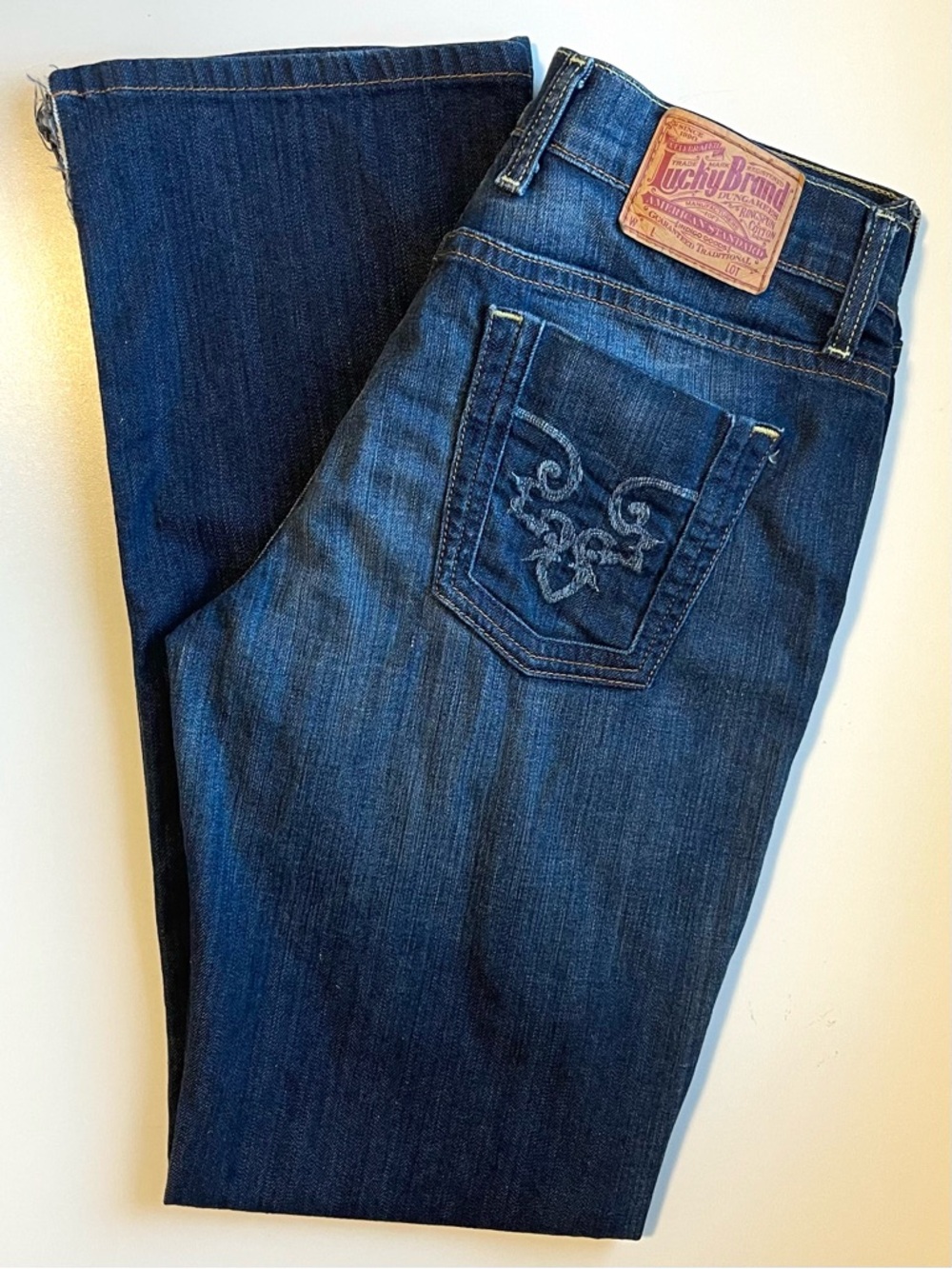 Y2K Lucky Brand Delaware Classic Rider Jeans - Ol Guru Wash - Size 8 | 29